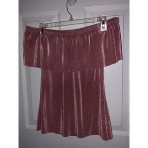 Women’s ANA Off Shoulder Rose Top- Size S